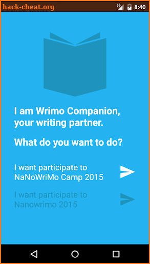 Wrimo Companion screenshot