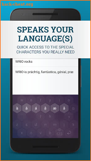 WRIO Keyboard (+2500 emoji) screenshot
