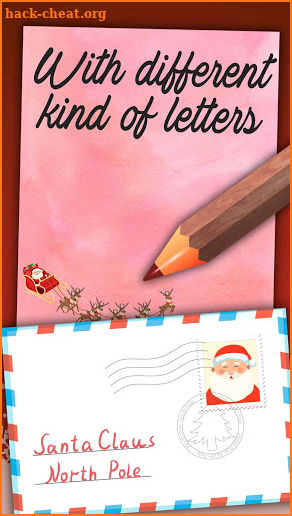 Write a letter to Santa Claus - Gift list screenshot