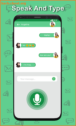 Write Message by Voice: Write SMS by voice screenshot