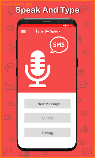 Write Message by Voice: Write SMS by voice screenshot
