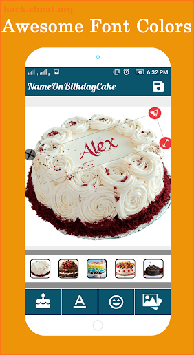 Write Name On Cake Birthday screenshot