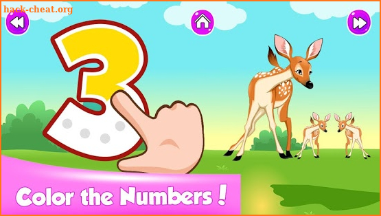 Write Numbers Counting 123 - Draw & Color screenshot