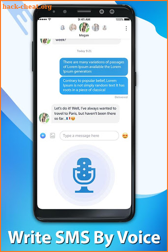 Write SMS by Voice: Voice Text screenshot