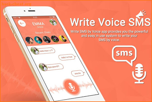 Write SMS by Voice : Voice Text Messages screenshot