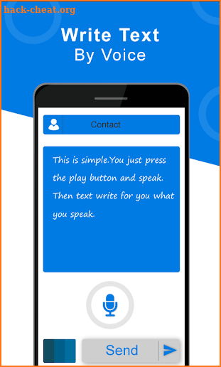 Write Voice SMS: write sms by voice screenshot