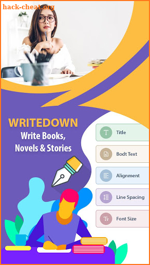 WriteDown - Write Books, Novels & Stories screenshot