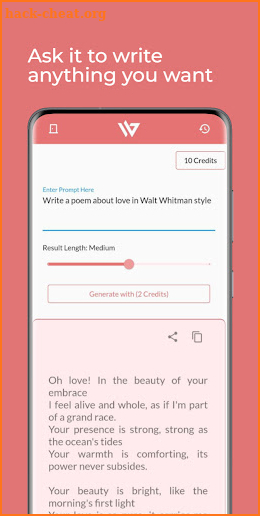 Writeo - ChatGPT AI Writer screenshot