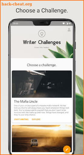 Writer Challenges (Writing Prompts) screenshot
