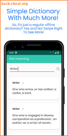Writer's Dictionary - Offline. Simple. Handy. screenshot