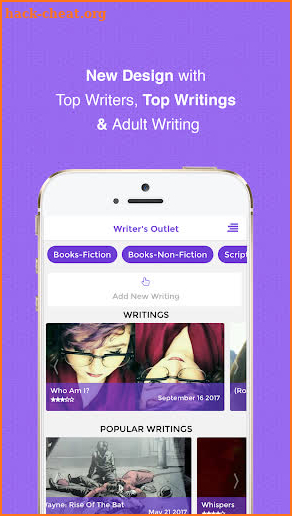 Writers Outlet: Writing, stories, poems, books screenshot