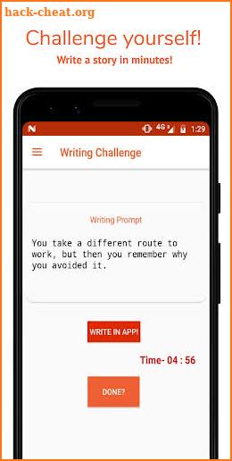 Writing Challenge - With Writing Pad! screenshot