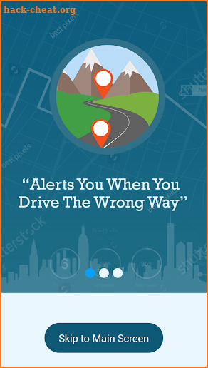 Wrong Way Driver Alert screenshot