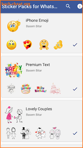 WS Premium Stickers screenshot