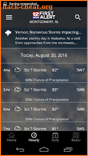 WSFA First Alert Weather screenshot