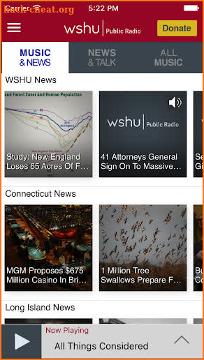 WSHU Public Radio App screenshot