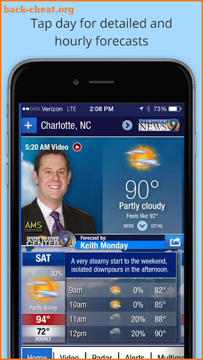 WSOC-TV Weather screenshot