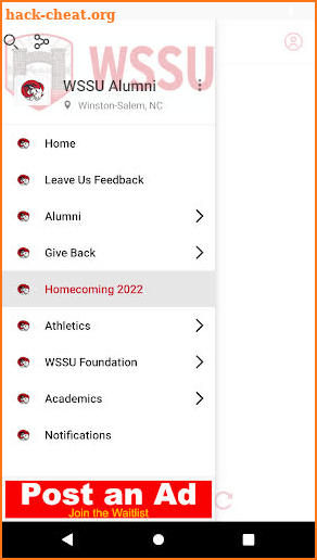 WSSU Alumni screenshot