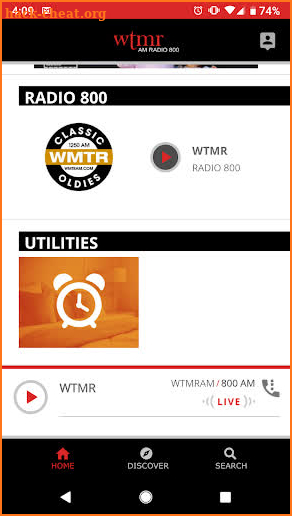 WTMR 800AM screenshot