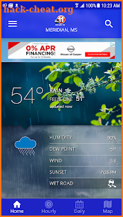 WTOK Weather screenshot