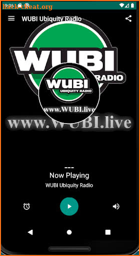 WUBI Ubiquity Radio screenshot