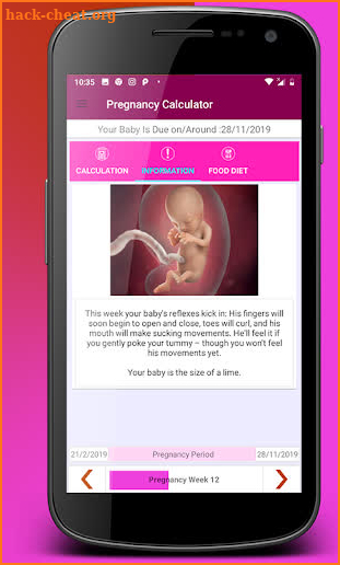 WUcare-Pregnancy Calculator screenshot