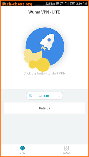 Wuma VPN-LITE-(Fast & Unlimited & Security) screenshot