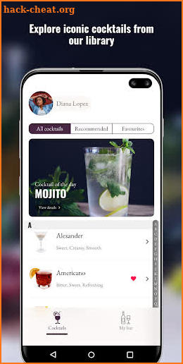 Wunderbar Cocktails screenshot