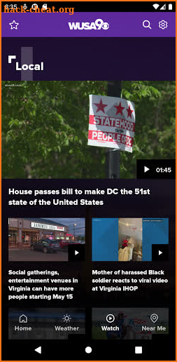 WUSA9 News screenshot