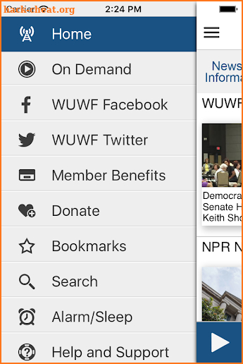 WUWF Public Radio App screenshot
