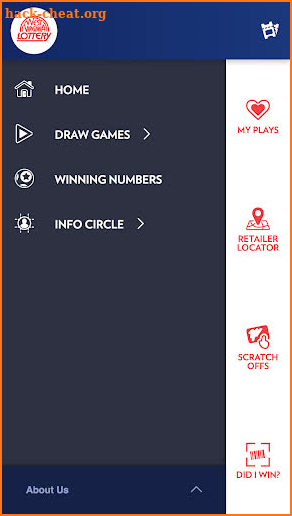 WV Lottery screenshot
