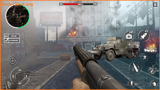WW2 Guns Simulator- World War Shooting Games 2021 screenshot