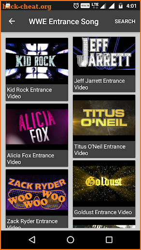 WWE Entrance Songs screenshot
