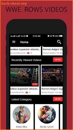 WWE-F wrestling Video screenshot