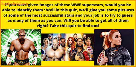 WWE GUESS THE WRESTLER screenshot