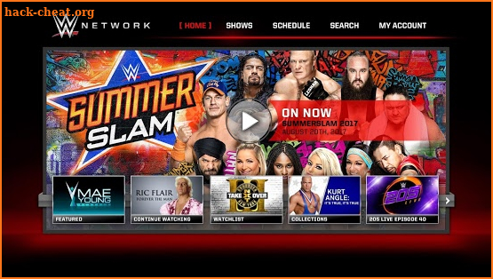 WWE Network screenshot