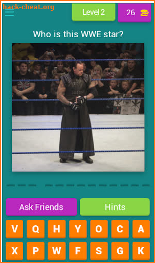 WWE Quiz : Guess the WWE superstars - WWE game screenshot