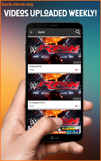 WWE Raw and Smackdown videos screenshot