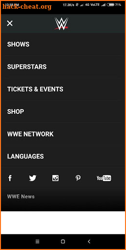 WWE SHOW screenshot