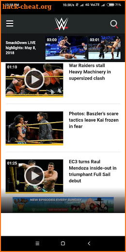 WWE SHOW screenshot