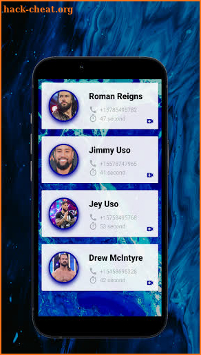 WWE superstars Fake Video Call screenshot