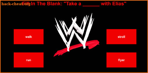 WWE Trivia Game screenshot