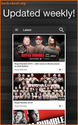 WWE TV screenshot