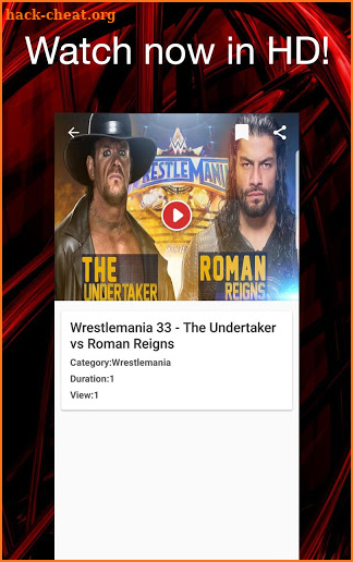 WWE TV screenshot