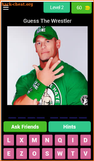 WWE Wrestlers Quiz Game screenshot