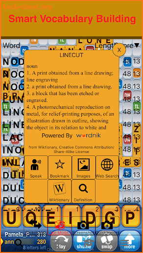WWF Friend Scrabble Wordfeud Solve Cheat Help Find screenshot
