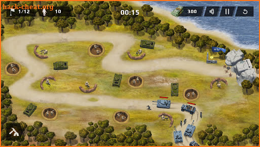 WWII Defense: RTS Army TD game screenshot