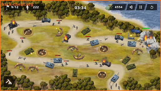 WWII Defense: RTS Army TD game screenshot