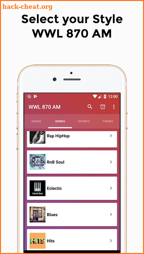 WWL 870 AM App Radio Station New Orleans screenshot