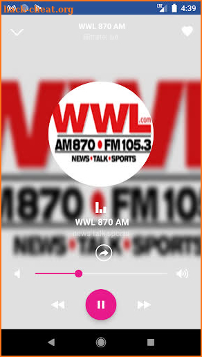 WWL 870 AM New Orleans Free App Radio Online screenshot